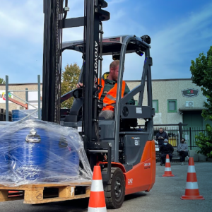 Addetto alla conduzione di carrelli industriali semoventi